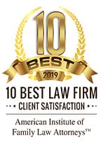 10 Best 2019 | 10 Best Law Firm | Client Satisfaction | American Institute of Family Law Attorney's