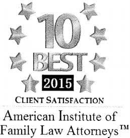 10 Best 2015 | Client Satisfaction | American Institute of Family Law Attorneyst
